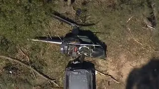 Man dies and another treated for serious injuries in Sydney helicopter crash