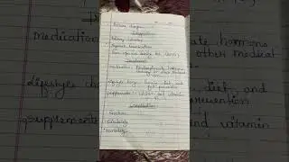 Osteoporosis 5 marks # medical surgical nursing # viral video / hand written notes