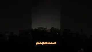 Operation sindoor Mock Drill Blackout at Punjab #blackout #mockdrill #shorts