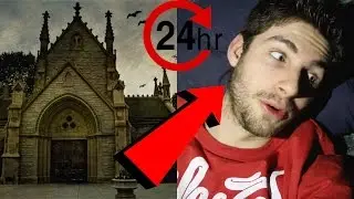 (EXTREMELY SCARY) 24 HOUR OVERNIGHT CHALLENGE IN A MASSIVE CHURCH! (CAUGHT!) *MUST WATCH*