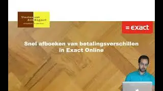 Exact Online - Snel afboeken van betalingsverschillen