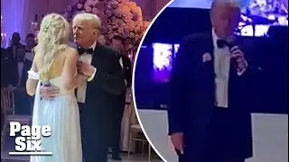 EXCLUSIVE: Watch Donald Trump give a toast and dance at daughter Tiffany&rsquo;s wedding | Page Six
