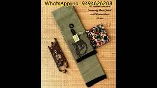 Chettinad Cotton Saree paired with Kalamkari or ikkat blouses 80's  thread count sarees #shorts