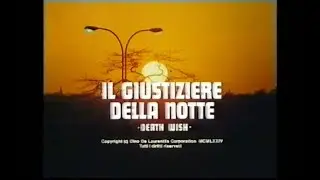 Il giustiziere della notte (Death Wish, 1974) Titoli e cartelli in italiano da VHS Domovideo