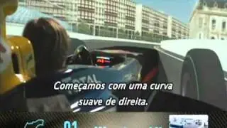 Sebastian Vettel e Mark Webber testam a pista de Valencia no simulador da RBR