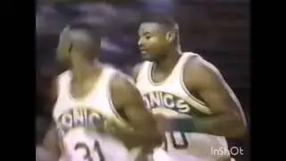 BENOIT BENJAMIN 27 POINTS  GAME VS CHICAGO BULLS IN 19911992 SEASON 