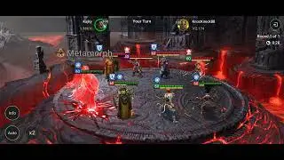 Raid shadow legends. Komidus burns in arena. Stone skin gear does not matter.