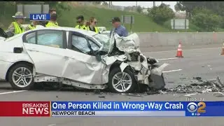 Wrong-Way Driver Causes Fatal Wreck On 73 Freeway In Newport Beach