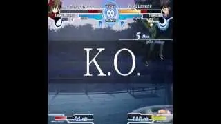 Melty Blood Actress Again Current Code: Ratc00n vs QLEVY85(Tohno Shiki)