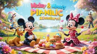 🧺 Mickey & Minnie&rsquo;s Picnic Adventure | Fun Kids Storytime & Poem | Disney Friends Picnic Day!