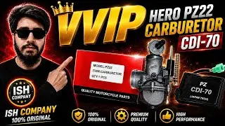 🔥 Hero CD 70cc Carburetor Unboxing | ISH New Life Quality Test 🔧🛵 Power, Performance aur Perfection💯