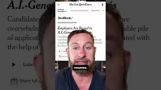 Employers Are Being BURIED With A.I. Generated Resumes!