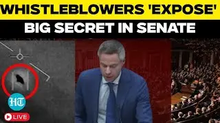 US Senate Live | Whistleblower Made shocking claim at UFO Hearing | Pentagon | US News