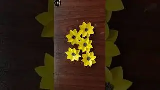 Beautiful wall hanging Crafts / Room d&eacute;cor ideas / DIY wall mate #Shorts #youtubeShorts#wallhanging