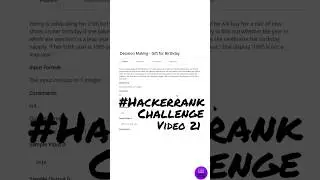 Checking Leap Year |Hackerrank Challenge| Video 21| 