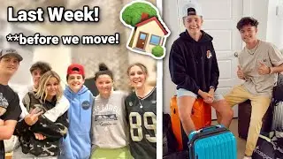 Last Week Before We Move! VLOG! | Brock and Boston
