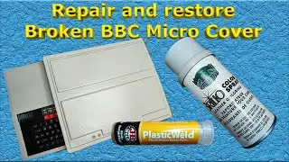 BBC Micro cover restoration and re-paint