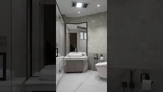 New Modern Bathroom Interior Design #d5render #interiordesign #bathroom #interiorshorts #toilet