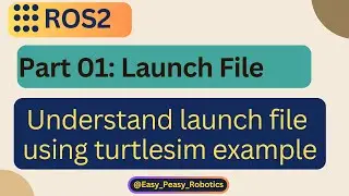 Part 01: ROS/ROS2 - What are launch files?  |  Understand using a simple example