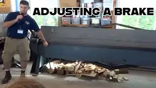 Adjusting a Sheet Metal Hand Brake