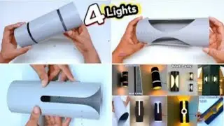 Top Amazing Bed room & Living room Corner Light Creativ idea for home decoration Diy LED Wall lamp