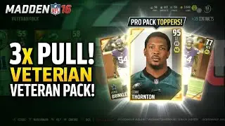Madden 16 MUT Veteran Packs With 3 Pro Pack Topper!!!!