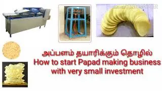 Tamil Small Business Ideas,அப்பளம் தயாரிக்கும் சிறு தொழில், Small Business Ideas, Business Tips
