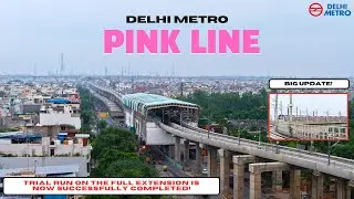 GOOD NEWS 🔥 Delhi Metro Pink Line Extension | OPENING SOON ?? 😍 | July 2025 #detoxtraveller