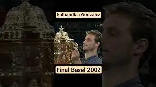 El Rey David Nalbandian Campe&oacute;n Atp Basilea 2002 Coronaci&oacute;n , su 2do titulo vs Fernando Gonzalez