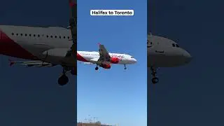 Air Canada Rouge AC609 from Halifax to Toronto, April 06 2024  # #aviation #aircanada #landing