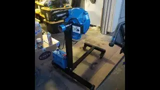 Simple engine run stand for VW motor 2110cc stroker