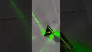 #refraction of laser through a Prism  #Refration demonstration #laser #viralshort #viralshorts