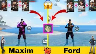 MAXIM VS FORD ZONE TEST IN FREE FIRE - para SAMSUNG A3,A5,A6,A7,J2,J3,J5,J6,J7,S5,S7,S8,A30,A50,A70