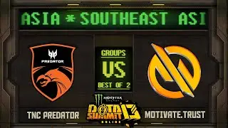 TNC vs MG.Trust Game 1 - Monster Energy Dota Summit 13 Online SEA: Groups w/ MLP & johnxfire
