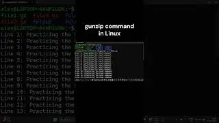 Gunzip Command in Linux | Decompress .gz Files Easily #Gunzip #LinuxTutorial #SysAdmin #DevOpsBasics