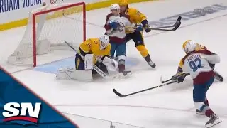 Gabriel Landeskog's Controversial Goal Stands Despite The Coach's Challenge