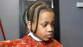 🔥 POP SMOKE STYLE BRAIDS W/ FADE TUTORIAL!!
