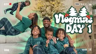 ДЕНЬ ВЛОГМА 1: Съемки нашего праздничного интро + семейный хаос BTS🤣🎄 #vlogmas #vlogmas2025