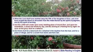 The Holy Bible, Book 23, Isaiah, 66 Chapters, Bible Reading in English with verses in English.