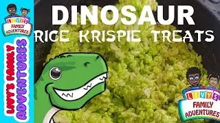 Making DINOSAUR Rice Krispie Treats