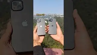 IPHONE 15 VS 13 CAMERA COMPARISON #shorts #iphone #iphone15 #iphone13 #viralshort