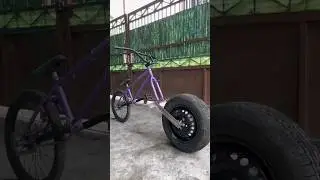 Eksperimen!! Modifikasi Sepeda Roda Mobil