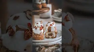 Petits choux &agrave; la vanille et au pralin&eacute; (Making of) 😋