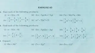 Class 8 Exercise 6D | Algebraic Expression Chapter 6 | CBSC | Rs Agarwal | Mathmandi 