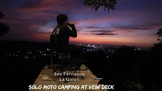 Moto Camping at View Deck Campsite at San Fernando, La Union | Solo Camping | Sniper 150 | Decathlon