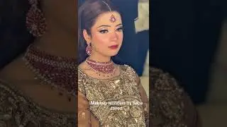 Bridal Makeup #pakistanibride #bridalmakeup #sabajaved #walima #mwsabajaved