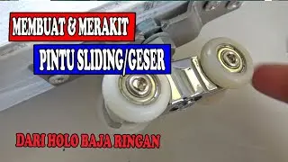 PINTU GESER ATAU PINTU SLIDING DARI HOLO BAJA RINGAN