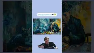 Van Gogh and His Cat: An Epic AI Art Tribute 🎨🐱 #aiart