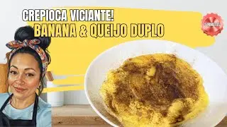 CREPIOCA DE BANANA E QUEIJO DUPLO: 4 Ingredientes e 5 Minutos! 🍌🍳