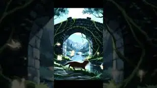 Otter&rsquo;s magical twilight adventure to a glowing valley! 🦦✨